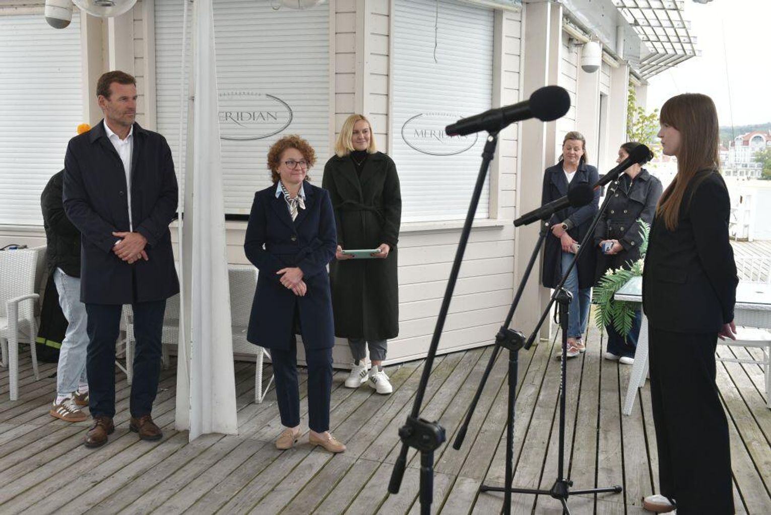konferencja prasowa przed mistrzostwami świata klasy 5,5 w Sopocie